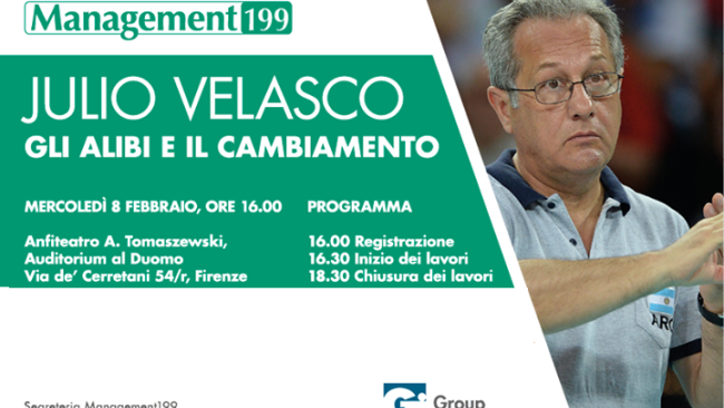 Julio Velasco in cattedra a Firenze, il coach farà coaching