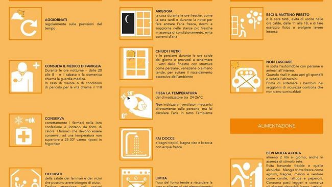 Arriva il grande caldo: consigli utili della Protezione Civile