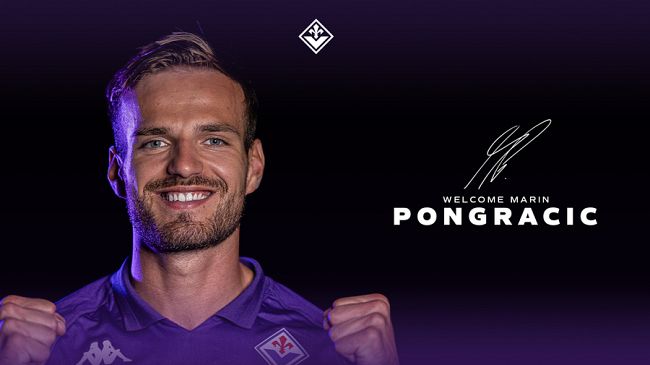 Il calciatore Marin Pongračić a Firenze