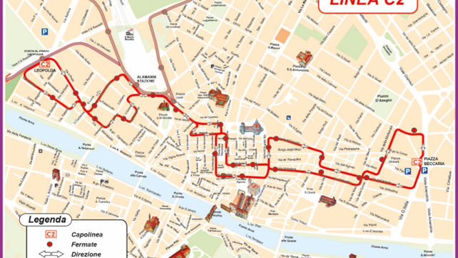 Bussini a Firenze, torna il C2 dal 23 maggio