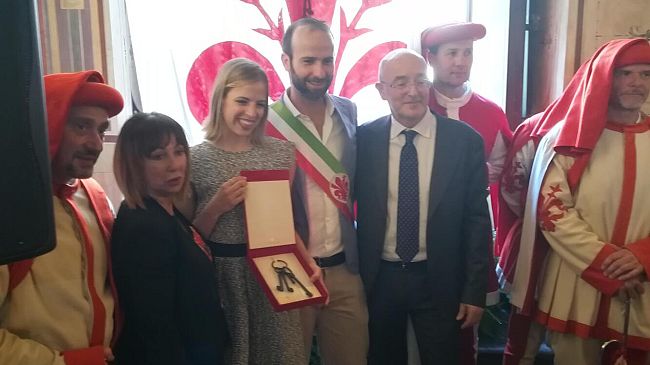 Chiavi della Città alla campionessa Carolina Kostner