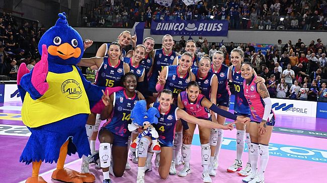 Volley, Scandicci schiaccia Cuneo: esordio super in campionato 