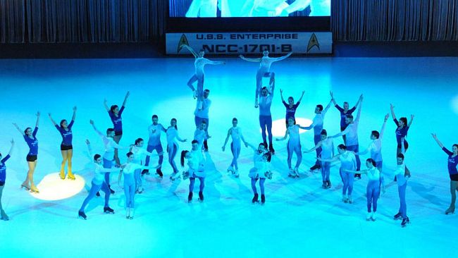 I campioni del pattinaggio artistico mondiale a Firenze.