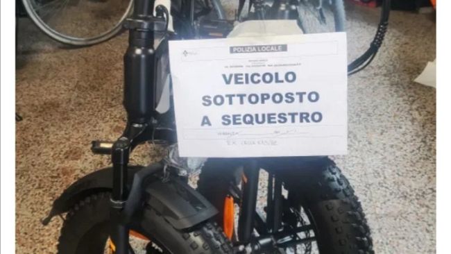 E-bike irregolari, sanzioni e sequestri a Firenze