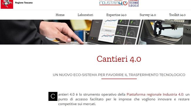 Digitalizzazione: ​nasce Cantieri 4.0, per le imprese toscane