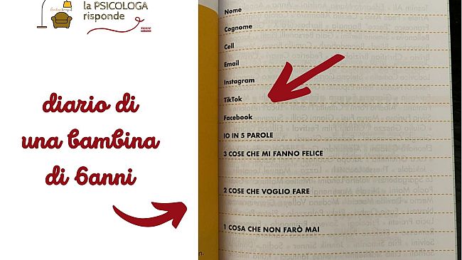 Apri il diario di tuo figlio e controlla la prima pagina