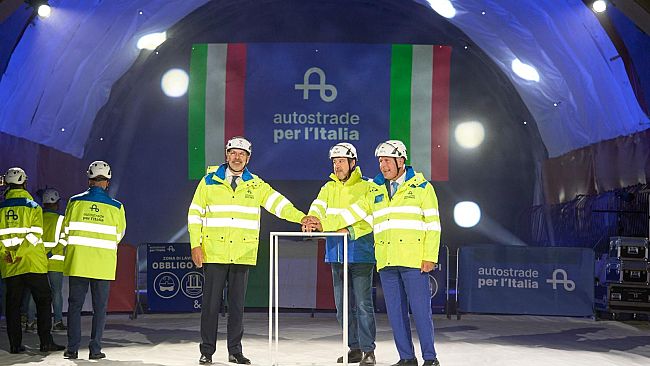 Sulla A1 la galleria autostradale più grande d'Europa