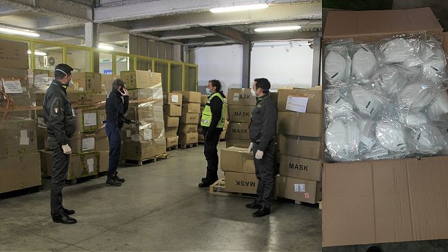 ​Firenze: rapido sdoganamento di 224.600 mascherine