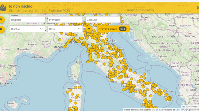Il 14 e 15 ottobre torna la campagna sui rischi naturali