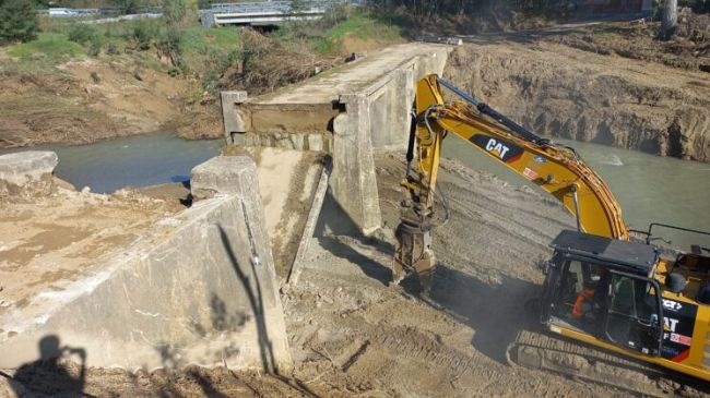 Conclusi i lavori di demolizione del ponte-guado di San Galgano