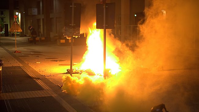 Guerriglia urbana sabato sera a Firenze