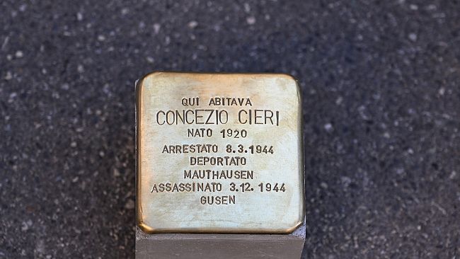 Dieci nuove pietre d'inciampo a Firenze 