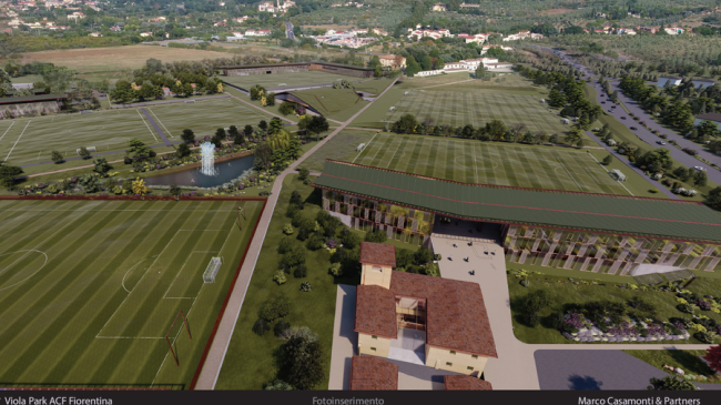 Viola Park, la prima pietra venerdì 5 febbraio in diretta streaming