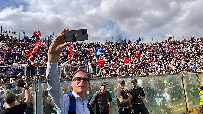 Pisa: festa in città per la promozione dello Sporting club in serie A