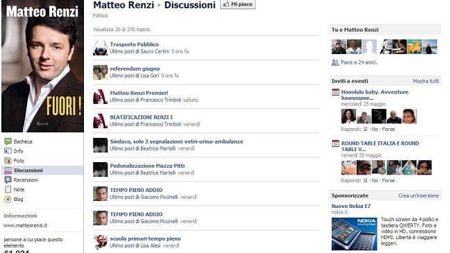 Facebook: organizzereste un consiglio comunale a casa del sindaco?