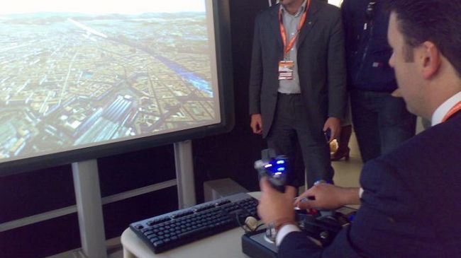 Matteo Renzi ha sorvolato la Cittadella prima di atterrare sulla pista parallela