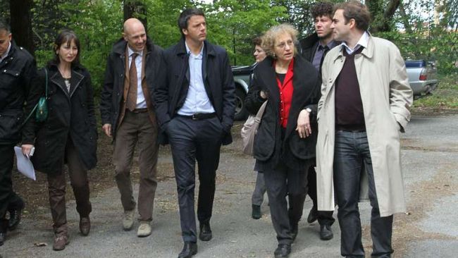 Sopralluogo del sindaco Renzi all’ex caserma di Costa San Giorgio