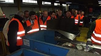 Ministro dell’Ambiente Andrea Orlando in visita ad impianti Revet