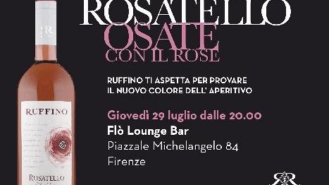 Il Flò di Firenze si tinge di rosa per festeggiare il Rosatello