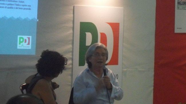 Domani sera Rosy Bindi alla Festa Democratica