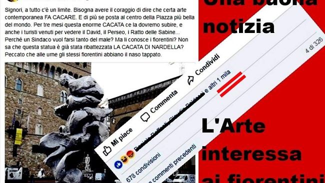Arte Contemporanea: fiorentini criticano Big Clay