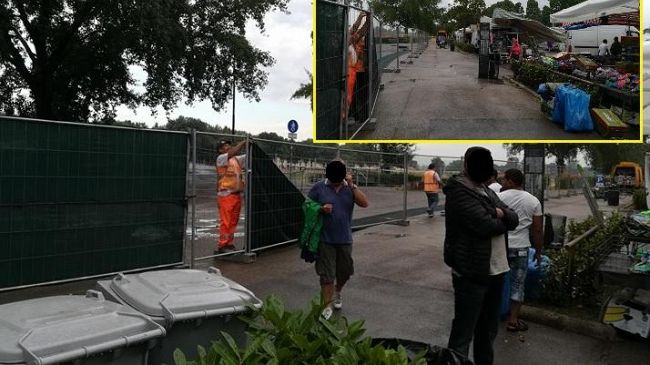 Passerella Cascine: brutta sorpresa per gli ambulanti