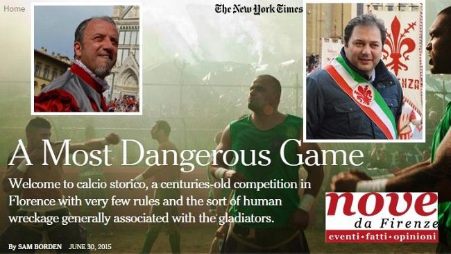 Calcio Storico Fiorentino: merchandising e location del gioco di Firenze