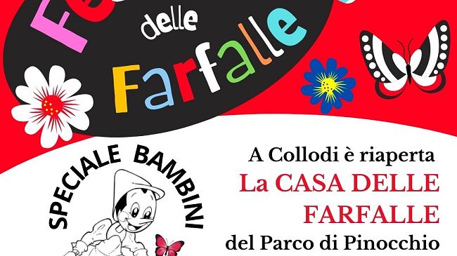 Collodi, riapre la Casa delle Farfalle