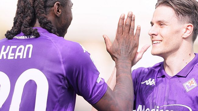 Si colora di viola la partita contro l’Atalanta