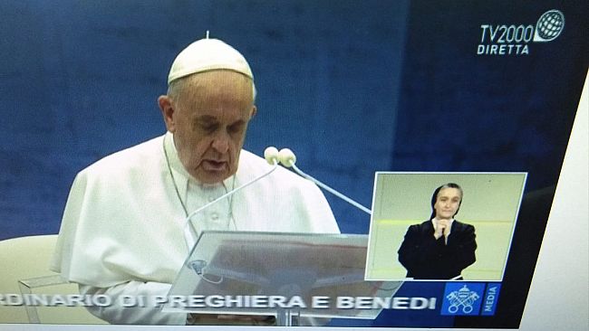 Coronavirus: oggi alle 18 Indulgenza Plenaria del Papa