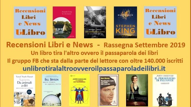 I libri più letti e commentati a settembre 2019