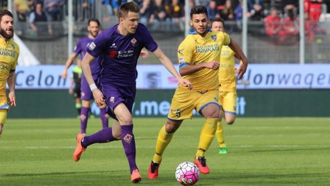 La Fiorentina non riesce a vincere a Frosinone.