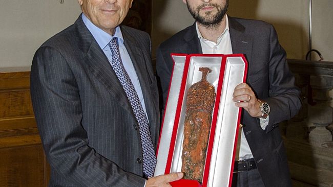 Ferruccio Ferragamo premiato a Cortona