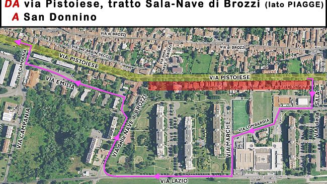 Via Pistoiese: occhio che la viabilità sta cambiando