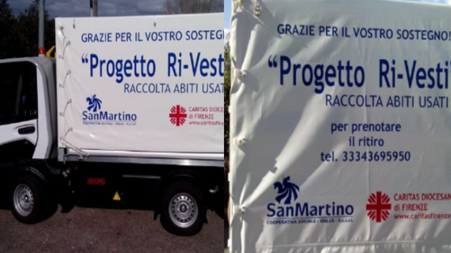Abiti usati, raccolta domiciliare in centro storico