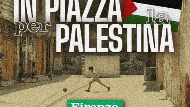 Manifestazione a Firenze per la Palestina