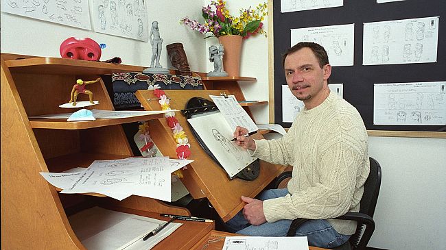 Andreas Deja alla Gipsoteca fiorentina