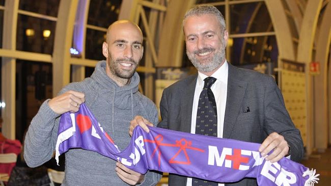 ​Borja Valero al Meyer per la Giornata Mondiale del Diabete