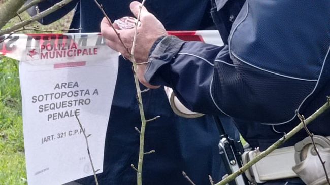 Smaltimento illecito di rifiuti, sequestrato un terreno a Tavola