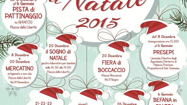 Natale 2015: presepi, mercatini ed eventi nei borghi toscani