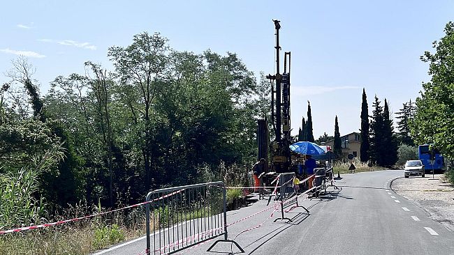 Montespertoli: intervento di somma urgenza per una frana