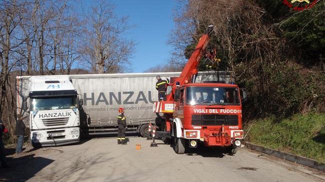 Prato: rimozione di un articolato sulla statale 325