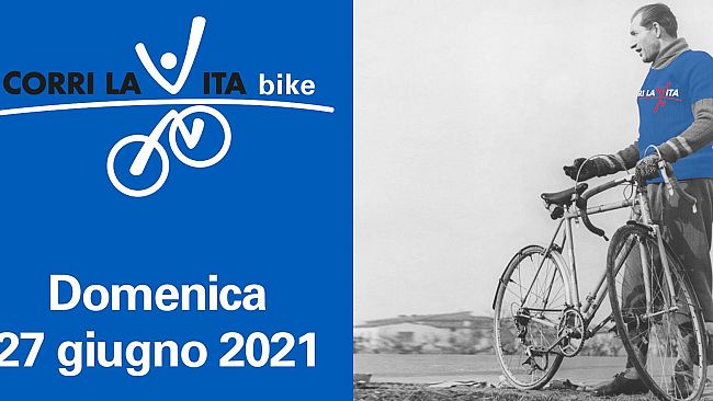 Corri la Vita bike: borraccia griffata a chi partecipa