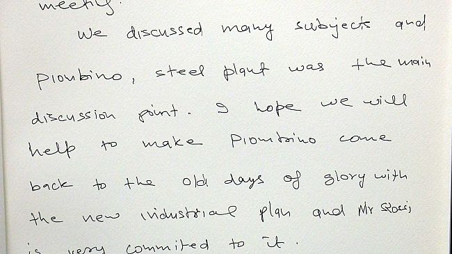 Lucchini: più di una speranza per Piombino