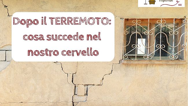 Dopo il terremoto: segnali da monitorare in adulti e bambini