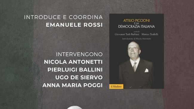 Pistoia: incontro dedicato ad Attilio Piccioni