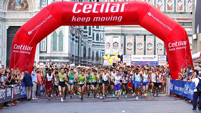 Notturna di San Giovanni Cetilar Run: 1.500 per le vie di Firenze