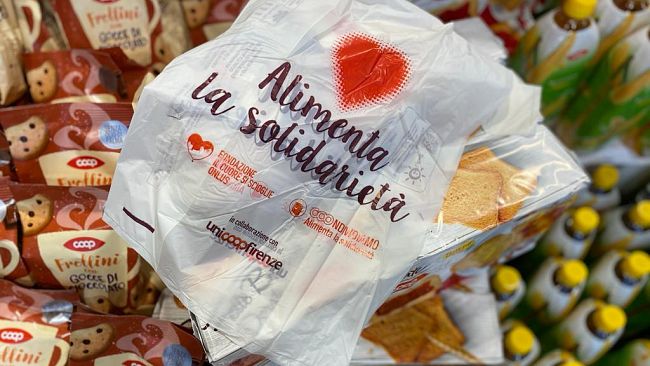 Domani raccolta alimentare in 44 punti vendita di Unicoop Firenze