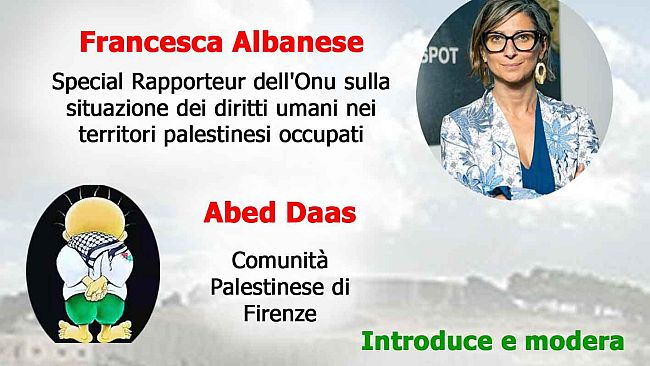 Domani la Special Rapporteur dell'Onu a Firenze