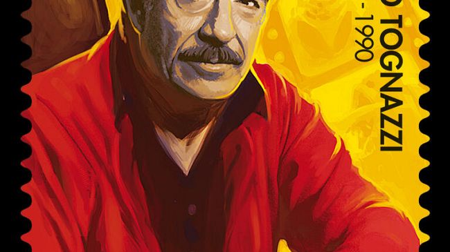 Francobollo dedicato a Ugo Tognazzi